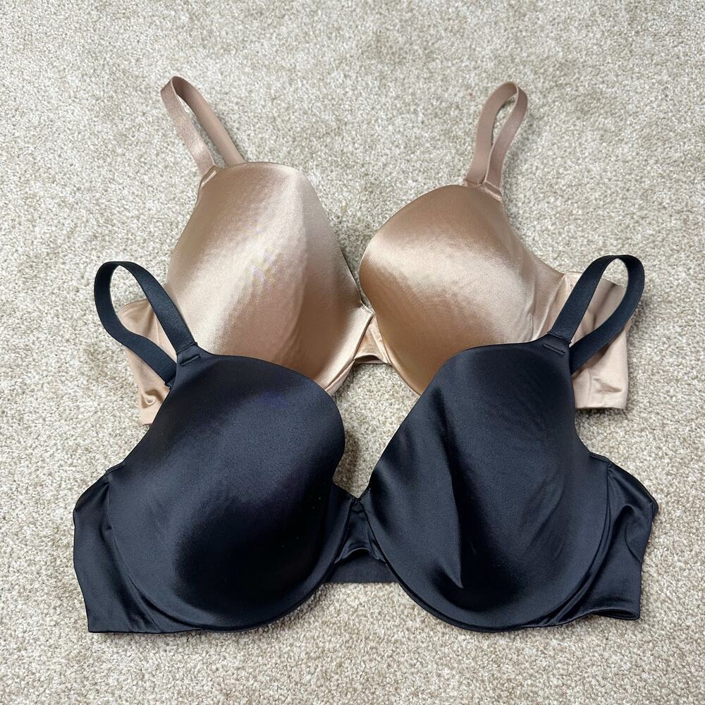 Wacoal Inner Sheen T-Shirt Bra Beige And Black 40D